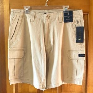 U.S. Polo Assn. Men's Beige Cargo Shorts
